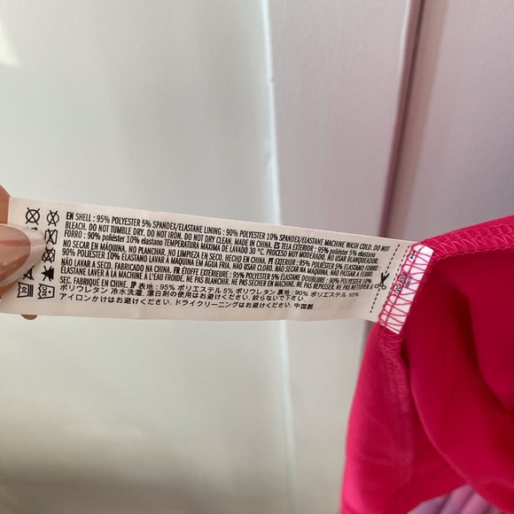 Pink Floral Maxi Dress (M) | sheer, purple, sleeveless, mermaid, flared, barbie - Picture 10 of 10